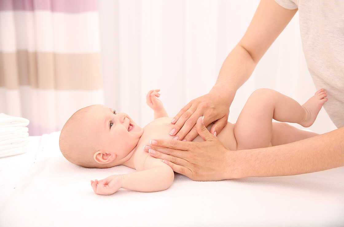 Peut-on masser un bébé ?